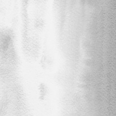 Silver with gray ink and watercolor textures on white paper background. Paint leaks and ombre effects. Hand painted abstract image.