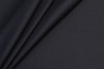 Black Wool Fabric