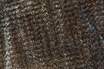 texture silver fabric with black threads abstract background
