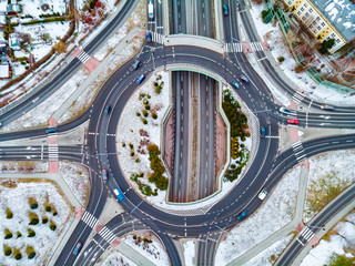 Bielsko-Biała rondo Hulanka © Kamil