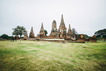 Wat Chaiwatthanaram Temple in Ayutthaya, Thailand