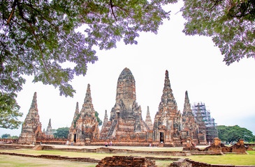 Wat Chaiwatthanaram Temple in Ayutthaya, Thailand