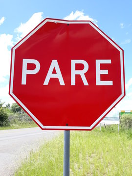 stop sign on the road