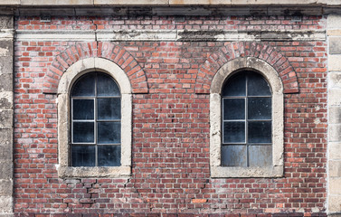 alte Fassade Backstein dresden