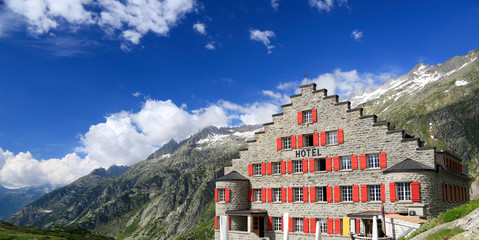 Alpine Hotel in Switzerland