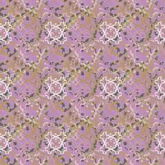 Seamless background pattern with colored varied squares.