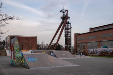 skatepark im Zechengelände