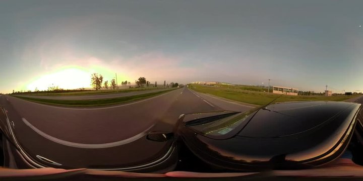 360 VR video driving at the Brazil highway