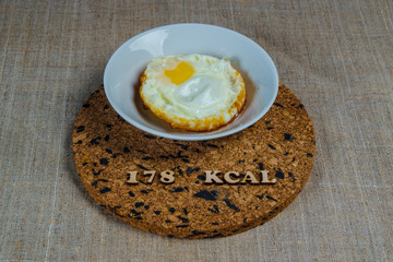 calorie foods scrambled eggs 178 kcal 100 grams diet
