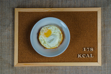 calorie foods scrambled eggs 178 kcal 100 grams diet