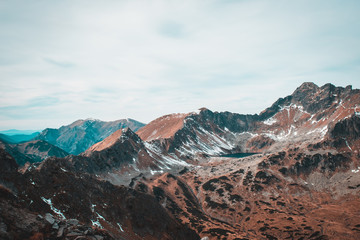 Fototapeta premium Landscape of the Polish Tatra Mountains