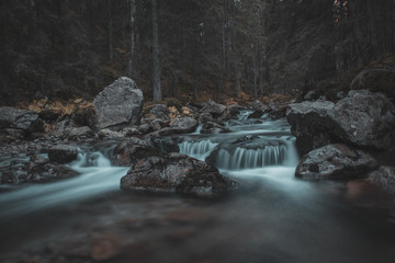 water flows from the Tatry mountain