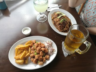 Mariscos en el Barras