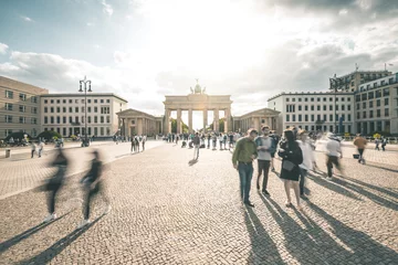 Foto op Plexiglas Drukke Brandenburger Tor Plaza - Berlijn © TIMDAVIDCOLLECTION