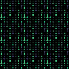 Abstract seamless pattern background with multicolored various rhombuses.