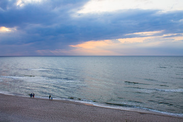 sunset on beach