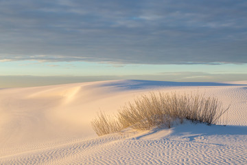 Sunrise at White Sands National Monument in New Mexico