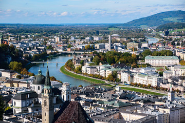 Panorama of Salzburg