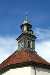 Uhrturm an der Spitalkirche in Öhringen