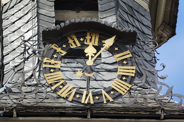 Uhrturm an der Spitalkirche in Öhringen