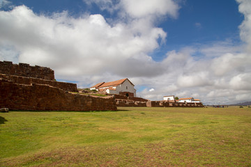 Cusco, Peru - December 15, 2018 Chinchero, Scared Valley