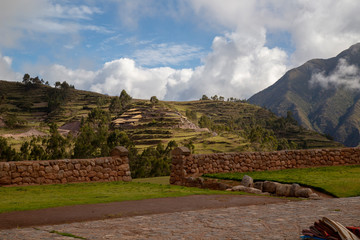 Cusco, Peru - December 15, 2018 Chinchero, Scared Valley