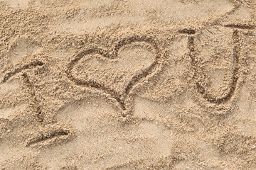 beautiful words on the sand for loved ones, office, apartment