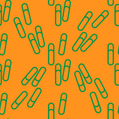Paperclip seamless pattern
