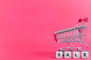 Empty grocery cart