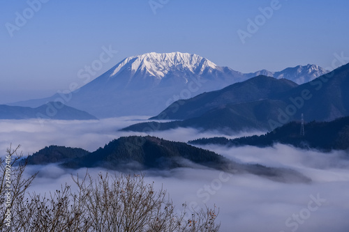冬の大山 絶景の雪景色 日本 鳥取県 伯耆富士 Wall Mural Beautiful Japan 90