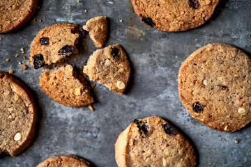 Cookies on an old tray