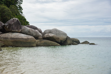 Obraz premium Boulders in the water