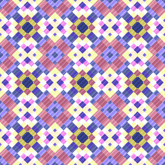 Seamless pattern background from a variety of multicolored squares.