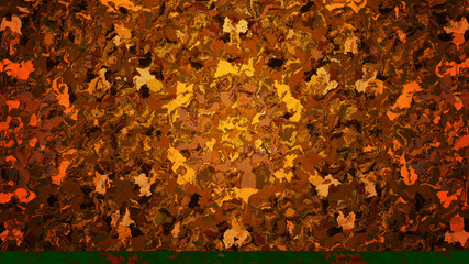 Background with a colorful, diverse cyclic pattern.