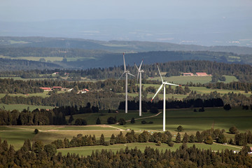 Naklejka premium Wind Turbines