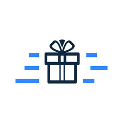 Express Delivery Icon/Fast Delivery/Gift Shipping