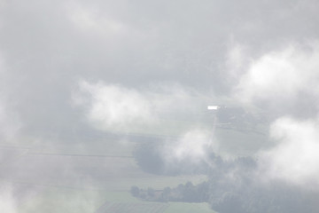Fototapeta na wymiar View Through Clouds