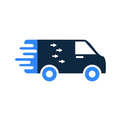 Express Delivery Icon/Fast Delivery/Gift Shipping