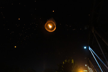 Fototapeta na wymiar Lantern festival Thailand
