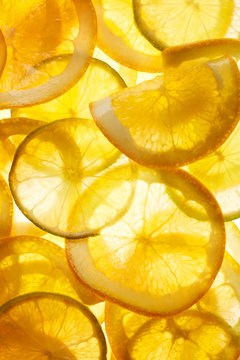 Thin orange slices