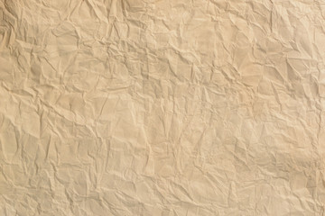 Crumpled old paper background and the texture.