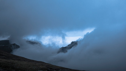 Fototapeta premium mountain fog