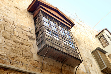 Fototapeta na wymiar Jerusalem old city, old houses