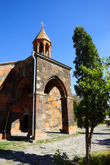 Fototapeta na wymiar Ancient Christian temple of the Armenian Apostolic Church.