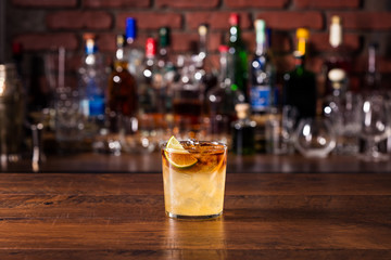 Refreshing Dark and Stormy Cocktail