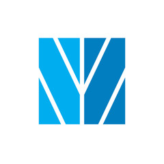 nitial W abstract leaf logo Template