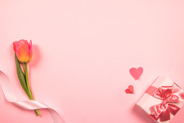 Fototapeta premium Love, event. Sweet,Valentine's Day concept. Frame