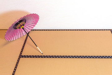和傘 umbrella of the Japanese tea ceremony