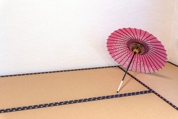 和傘 umbrella of the Japanese tea ceremony