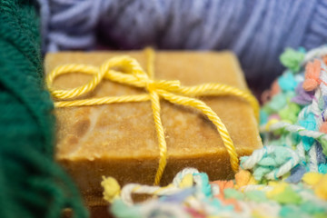 Hand Crafted Soap and Yarn